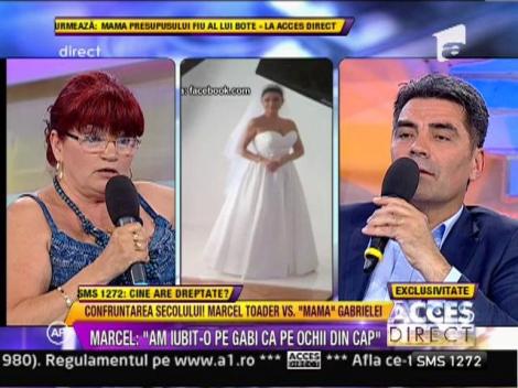 "Mama" Gabrielei Cristea: "Gabi a trecut cu vederea escapadele lui Marcel"