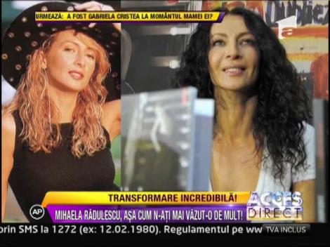 Imagini inedite cu Mihaela Radulescu la inceput anilor '90!