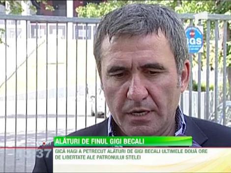 Gica Hagi este alaturi de finul Gigi Becali