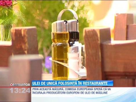GATA cu olivierele murdare din restaurante! Comisia Europeana vrea recipiente de unica folosinta