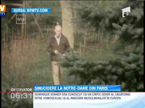 Un scriitor cu orientare de extrema dreapta s-a sinucis in catedrala Notre Dame, in fata altarului