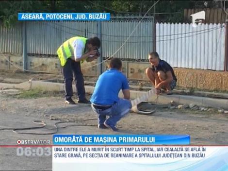 Primarul unei comune buzoiene a dat cu masina peste doua adolescente