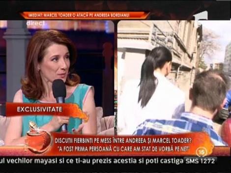 Andreea Bordianu, presupusa amanta a lui Marcel Toader: "Niciunul dintre noi nu avea ganduri serioase pe Internet"