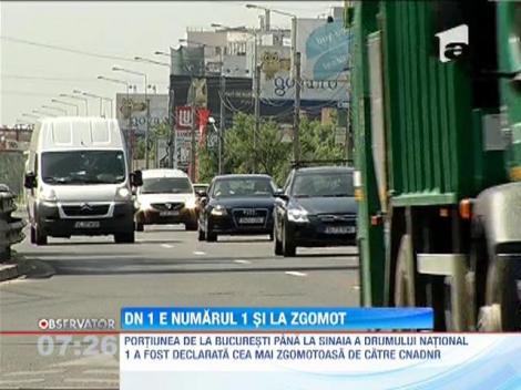 Drumul National 1 este cel mai zgomotos din Romania