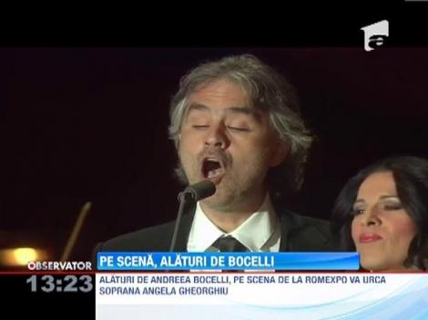 Angela Gheorghiu si Cezar Ouatu vor canta alaturi de Andrea Bocelli in concertul de la Romexpo