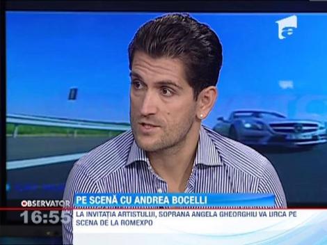 Angela Gheorghiu si Cezar Ouatu vor canta alaturi de Andrea Bocelli in concertul de la Romexpo