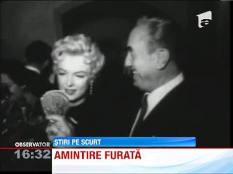 O fotografie si mai multe obiecte ale actritei Marylin Monroe, furate dintr-o expozitie de la Praga