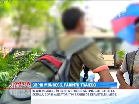 Tot mai multi copii din familii sarace, transformati in sclavi de catre parinti