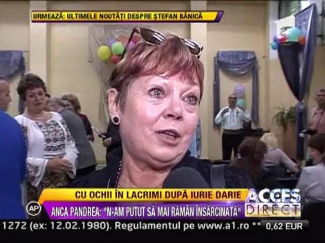 Anca Pandrea regreta ca nu a avut un copil cu Iurie Darie