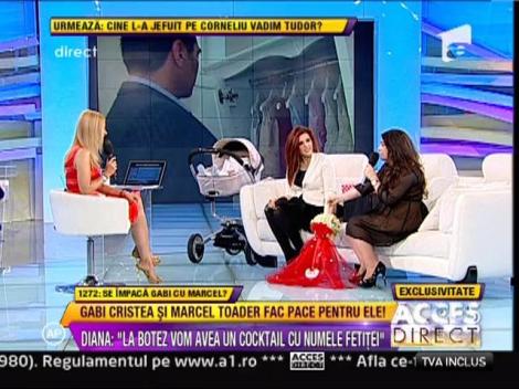 Diana Bisinicu: "La botez vom avea un cocktail cu numele fetitei"
