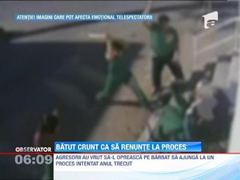 Gura Humorului: Un barbat a fost batut cu bestialitate de trei indivizi sa renunte la un proces