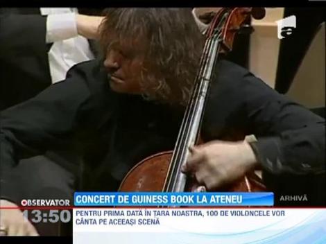Pentru prima data in tara noastra, 100 de violoncele vor canta pe aceeasi scena