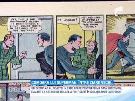 Prima revista in care apare Superman, evaluata la 150.000 de dolari, descoperita in podul unei case