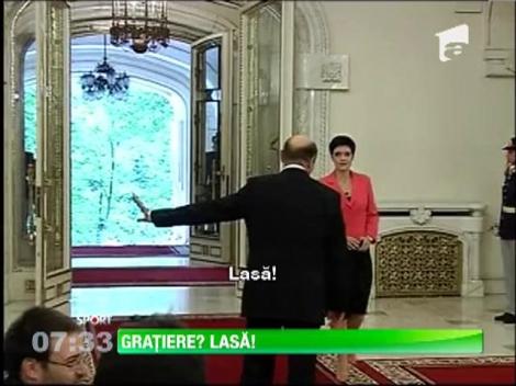 Basescu nici nu se gandeste la gratierea lui Gigi Becali