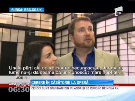 Cerere in casatorie la opera