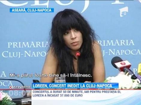 Loreen, concert antrenant la Cluj Napoca