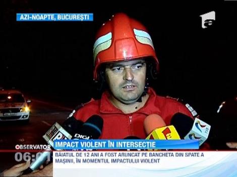 Impact violent in intersectie