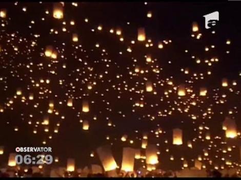 15.000 de lampioane lansate in acelasi timp, in Filipine