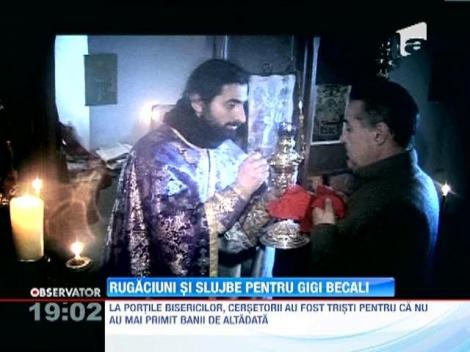 Biserica Ortodoxa Romana, rugaciuni si slujbe pentru Gigi Becali