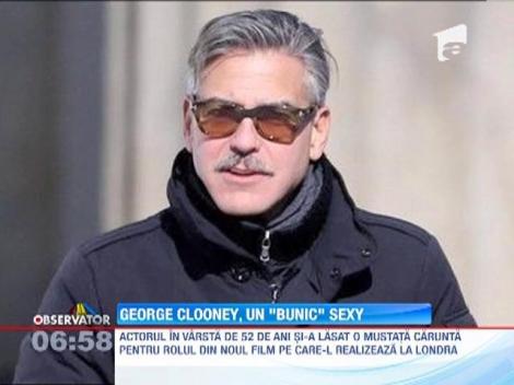 George Clooney si-a lasat mustata!