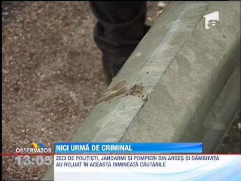 Zeci de politisti, jandarmi si pompieri  au reluat cautarile in cazul femeii ucise si transate in Arges