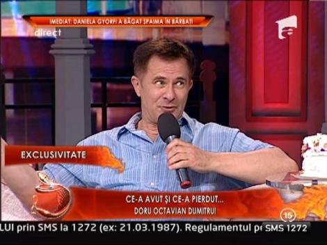 Doru Octavian Dumitru: "E greu sa spui cand te simti bine in viata ta"