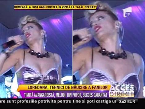 Loredana Groza, tinuta sexy in fata publicului
