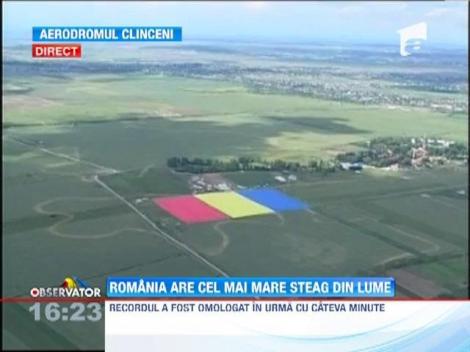 Romania are cel mai mare steag din lume