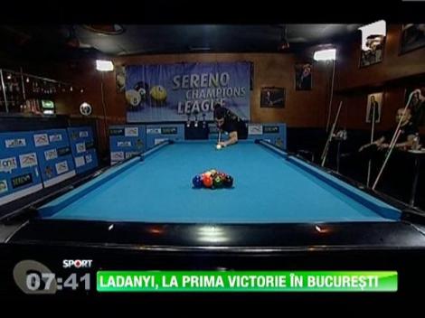 Ioan Ladany a castigat primul turneu de biliard in Bucuresti