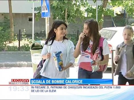 Chioscurile din scoli, bombe calorice