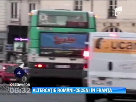 Conflict violent intre ceceni si romani in Franta
