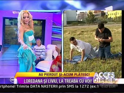 Loredana Chivu si Liviu Guta au pierdut pariul vedetelor