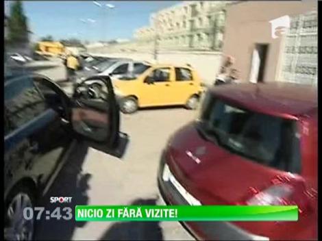 Cristi Borcea l-a vizitat pe Gigi Becali la penitenciarul Rahova