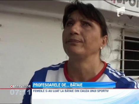 Doua antrenoare de atletism din Bistrita s-au luat la bataie chiar in fata elevilor