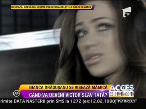 Bianca Dragusanu se viseaza mamica