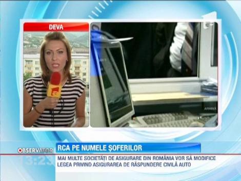 Polita RCA ar urma sa se faca pe sofer si nu pe masina!