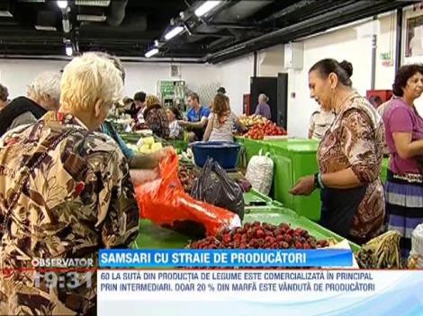 Mai bine de jumatate din productia autohtona de legume este comercializata de intermediari