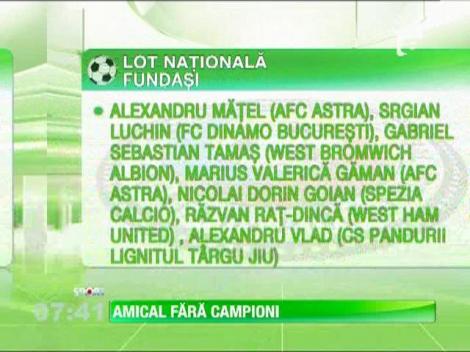 Victor Piturca a anuntat lotul pentru meciul amical cu Trinidad Tobago