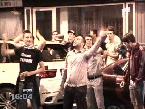 Rapidistii, petrecere dupa ultimul meci din Liga I