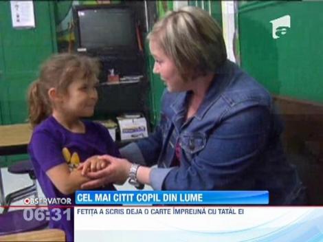 O fetita de numai cinci ani din SUA a citit intr-un an mai mult decat unii oameni intr-o viata: aproape 900 de volume