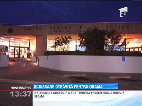 O scrisoare suspecta a fost trimisa presedintelui Barack Obama