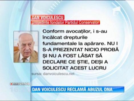 Dan Voiculescu reclama abuzul DNA in retinerea lui Sorin Alexandrescu