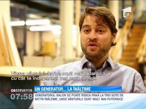 Generator eolian in forma de balon