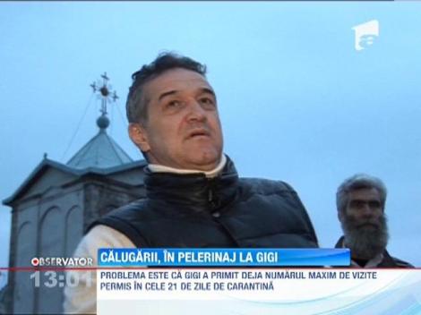 Calugari de la Muntele Athos au venit sa-l viziteze pe Gigi Becali la inchisoare