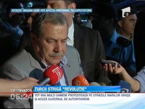 Bilantul protestelor antiguvernamentale din Turcia: 80 de raniti