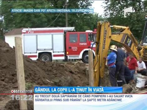Muncitor ingropat in pamant, salvat dupa 8 ore in judetul Arad