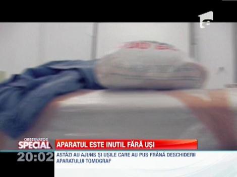 Tomograf nefolosit din cauza unor usi