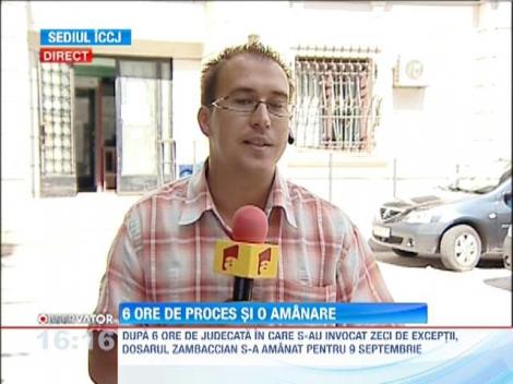 Adrian Nastase "respira" pana la toamna. Dosarul Zambaccian, amanat pentru septembrie