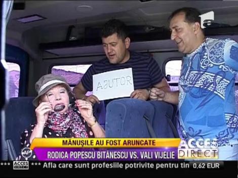 Pariul vedetelor! Rodica Popescu Bitanescu vs Vali Vijelie