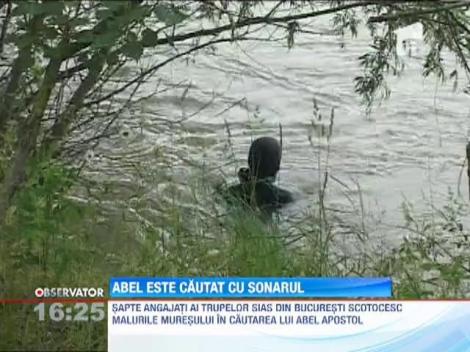 Abel Apostol, cautat in raul Mures de scafandrii de lupta